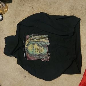 Bob Marley  picture logo hoodie